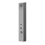 Нержавеющая RFID жетонная душевая панель, для холодной и теплой воды, с термостатическим смесителем, 24 В