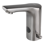 Смеситель для подачи холодной и теплой воды, без углового вентиля, METAL GREY MATT, 24 V DC