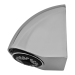 Антивандальная душевая головка, возможность настройки угла излива