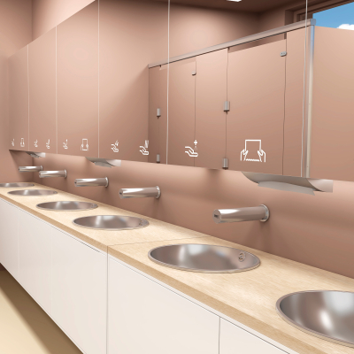 Модули за зеркалами: чистый дизайн, умное решение