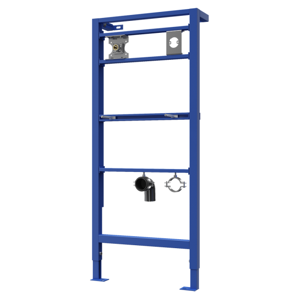 Монтажная рама для автоматического настенного смесителя и автоматического дозатора мыла