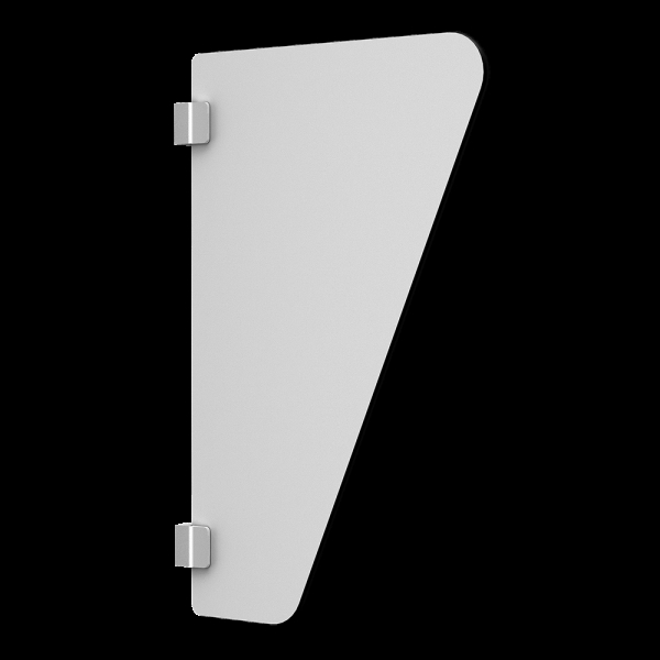 Межписсуарная перегородка – компактный ламинат HPL 